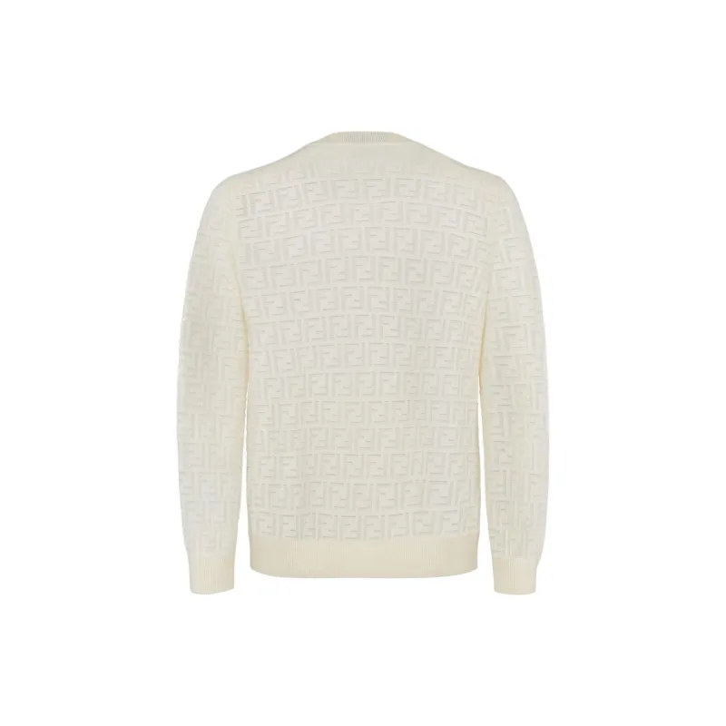 FENDI Allover Ff Jacquard Crewneck Jumper-1