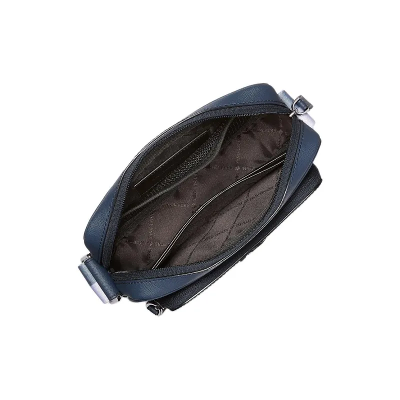 MICHAEL KORS Coated Canvas Shoulder Bag, Crossbody Bag Unisex Midnight Blue-1
