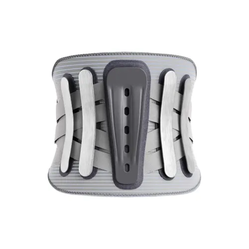 Mizuno Back Support Braces Fitness Tennis Basketball Protective Breathable Compression Gray Blue ABS Plastic Unisex