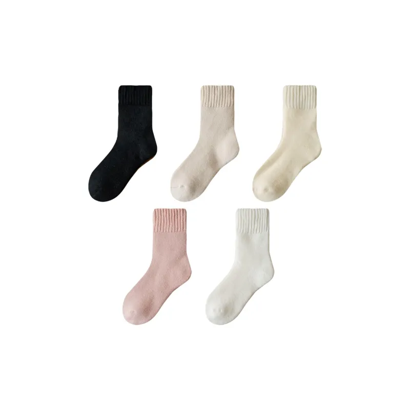 PLANDOO Mid Calf Socks Women's 5 Pack-14