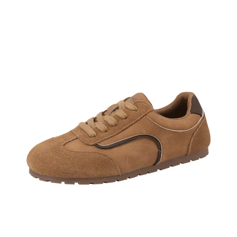 Mulinsen German Army Trainers Anti-Slip And Wear-Resistant Lightweight Low-Top Casual Shoes Women's-7