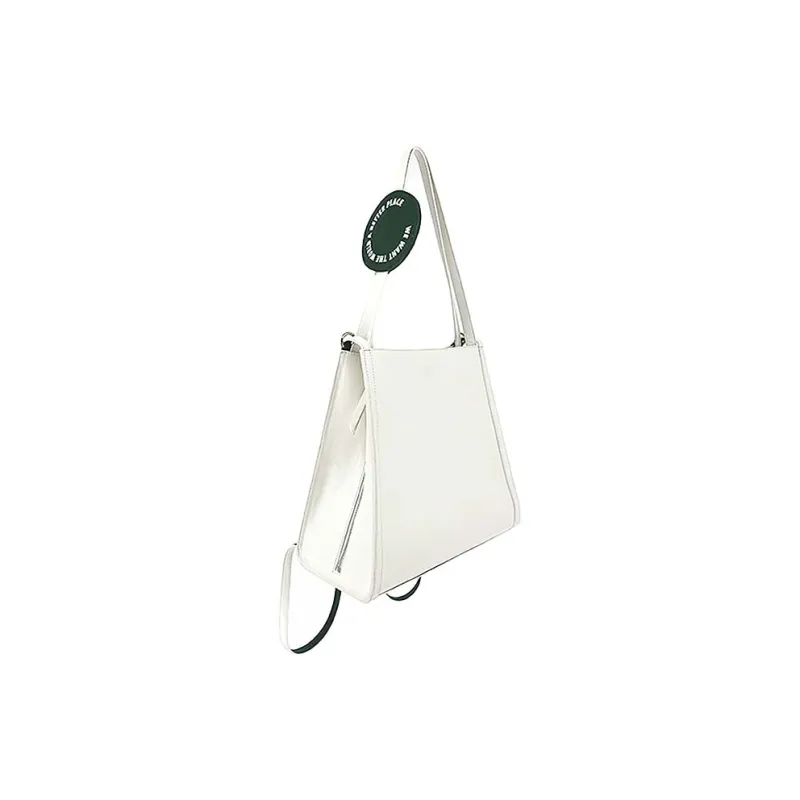MUYSO Eco Friendly Recycled Leather Backpack Women's White-1
