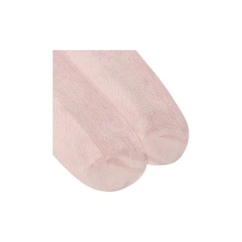VERSACE SS24 Mid Calf Socks Women's 1 Pack Light Pink-4
