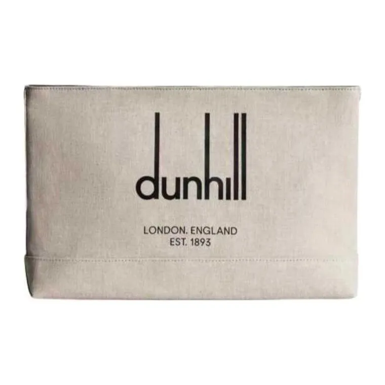 Dunhill Canvas Bag Clutch Men's Beige-0