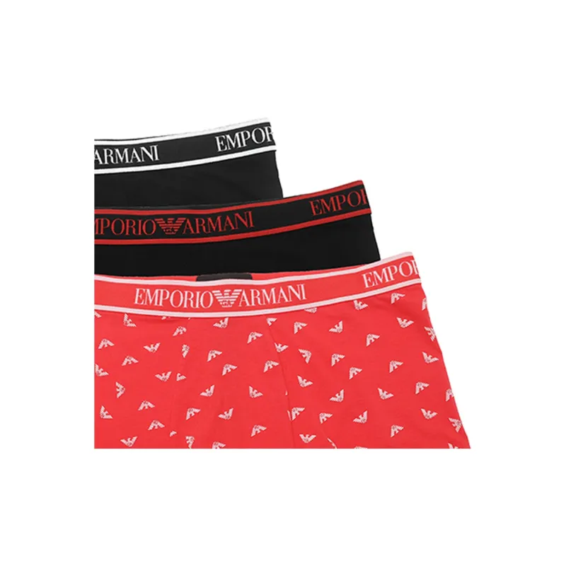 EMPORIO ARMANI Three pack Of Boxer Briefs With Core Logo Waistband-7