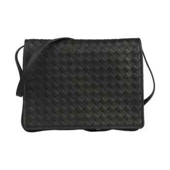 Bottega Veneta Sheepskin Crossbody Bag, Shoulder Bag Women's Black