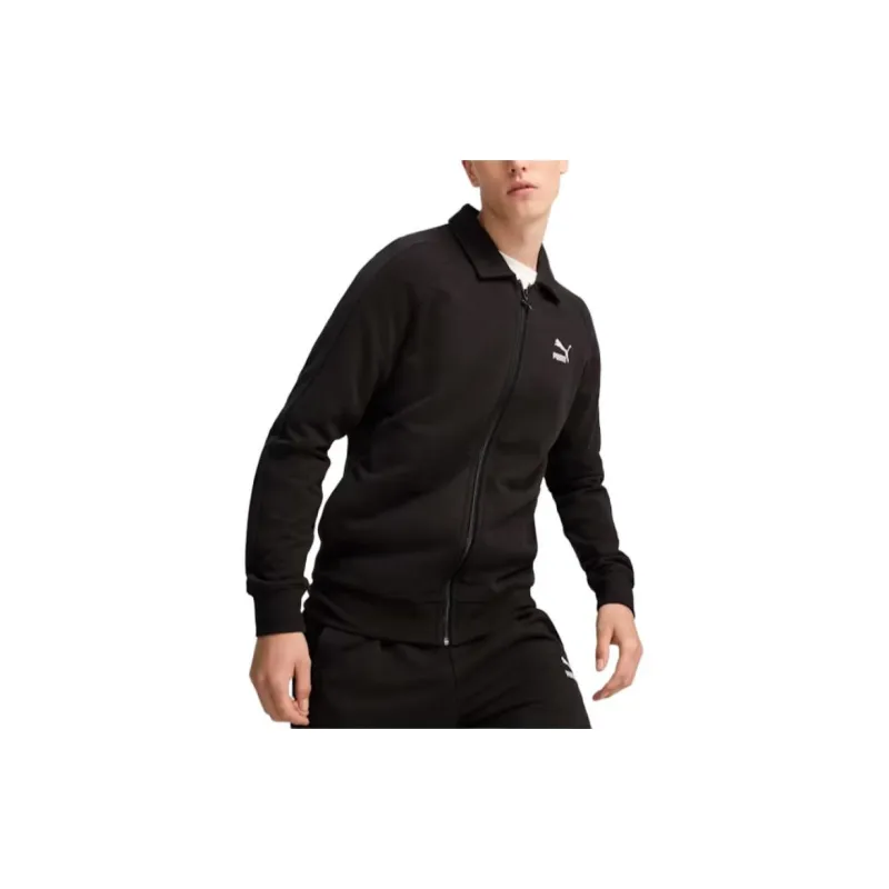 PUMA T7 Men's Track Jacket Jackets Coats Men's Black-2