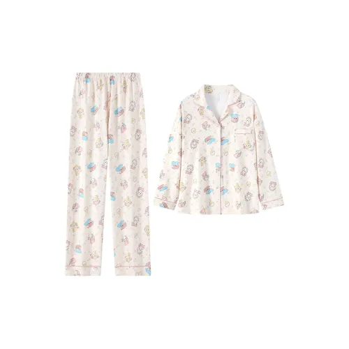 DanceBees Pajama Set Women's Apricot