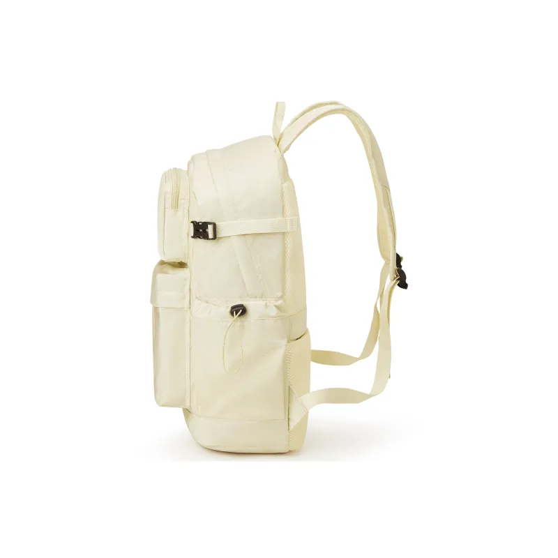 Kawasaki Fabric Backpack Unisex Black/Ecru/Khaki/Dark Blue-9