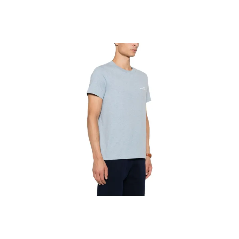 A.P.C . Logo print T shirt-4