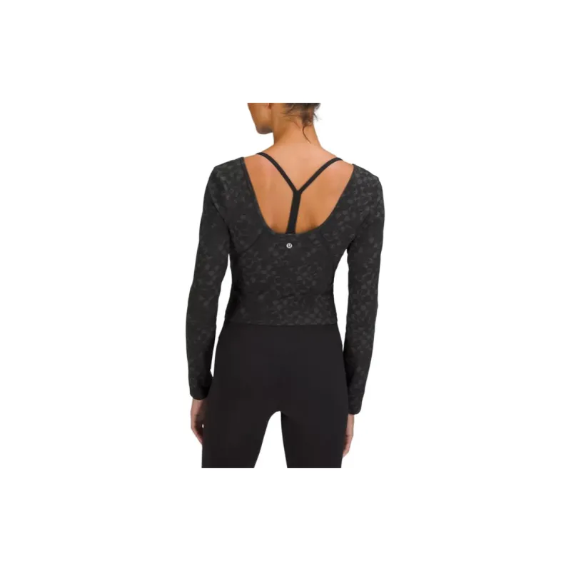 Lululemon Align™ Collection Nulu™ T-Shirt Women's Original Point Black Multicolor-1