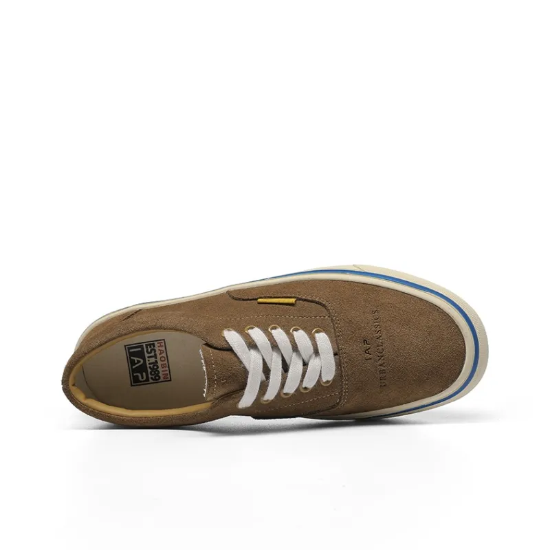Haobin Skateboard Shoes Unisex Camel-4
