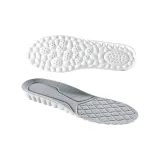 [1 Pack White Gray 2.5cm]Squashy and Bouncy Feeling-Mugwort Odor-Resistant Height Increasing-Compatible with Medium to High-Top Shoe Styles