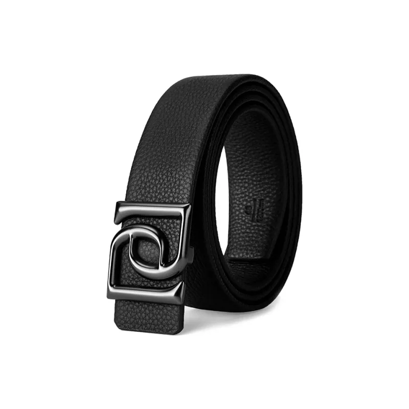 PIERRE CARDIN Top Grain Cow Leather Belts Men's Width 3.4CM-1