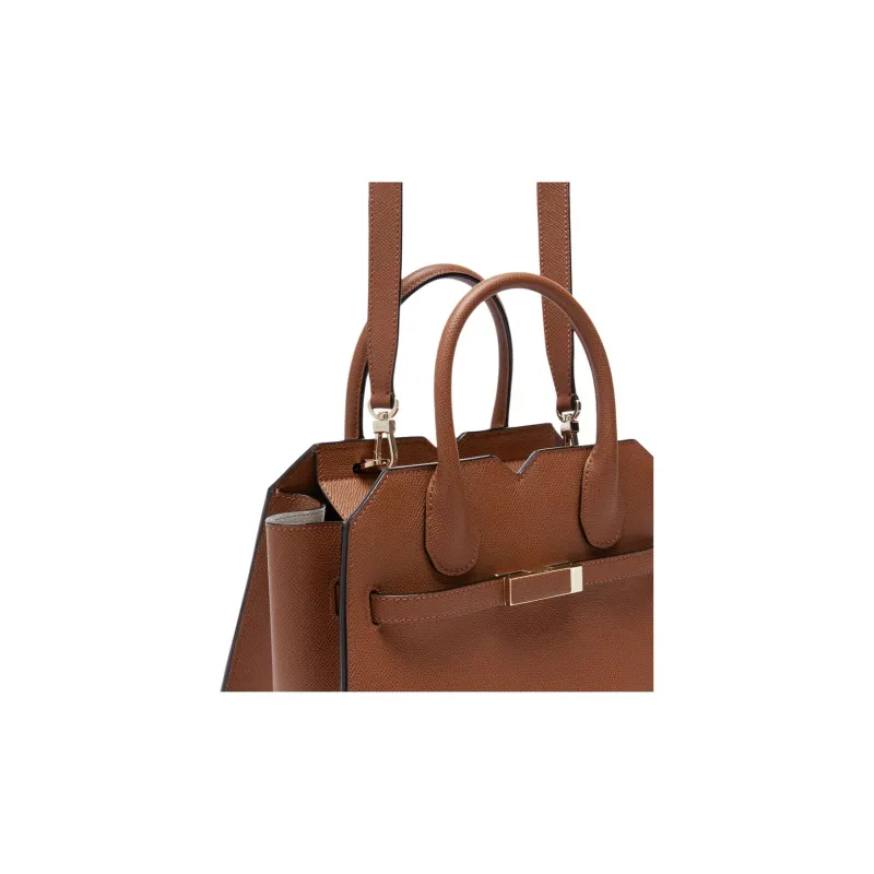 Valextra Calfskin Shoulder Bag, Crossbody Bag, Handbag Women's Chocolate Brown-5