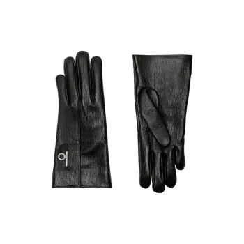 Burberry Leather Gloves Women's Black