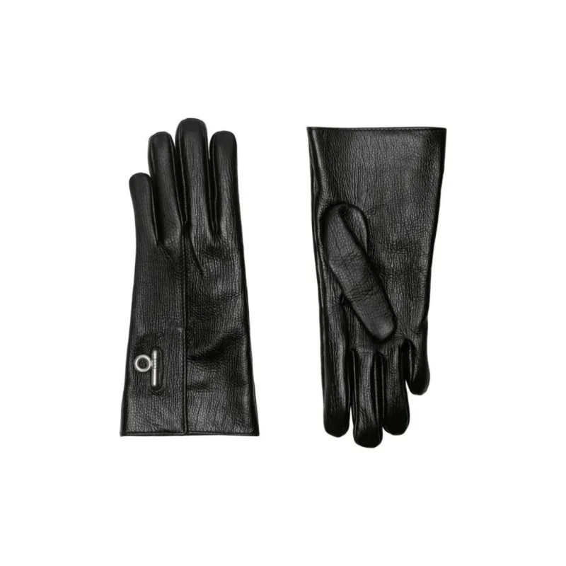 Burberry Leather Gloves Women's Black-0