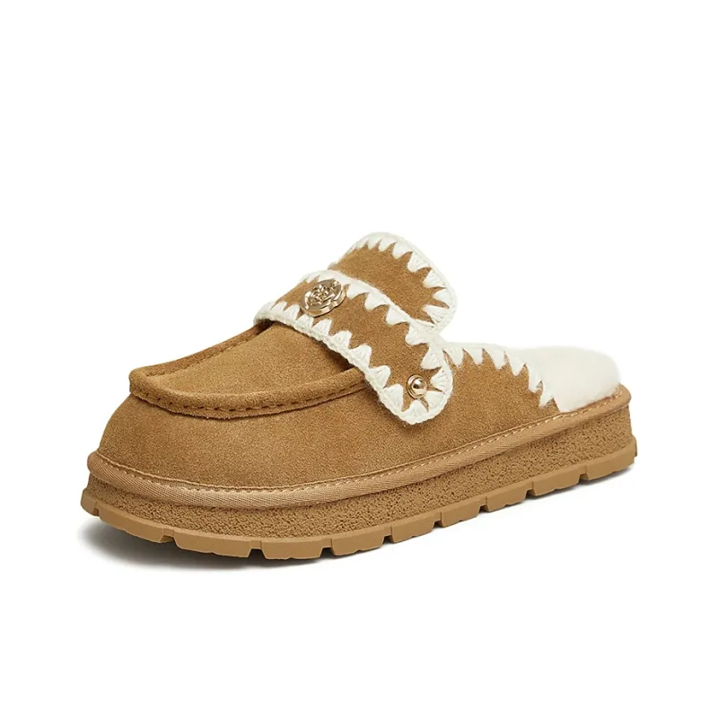 Tata Rubber Sole Abrasion-Resistant Wrap-toe Slippers Women's-5