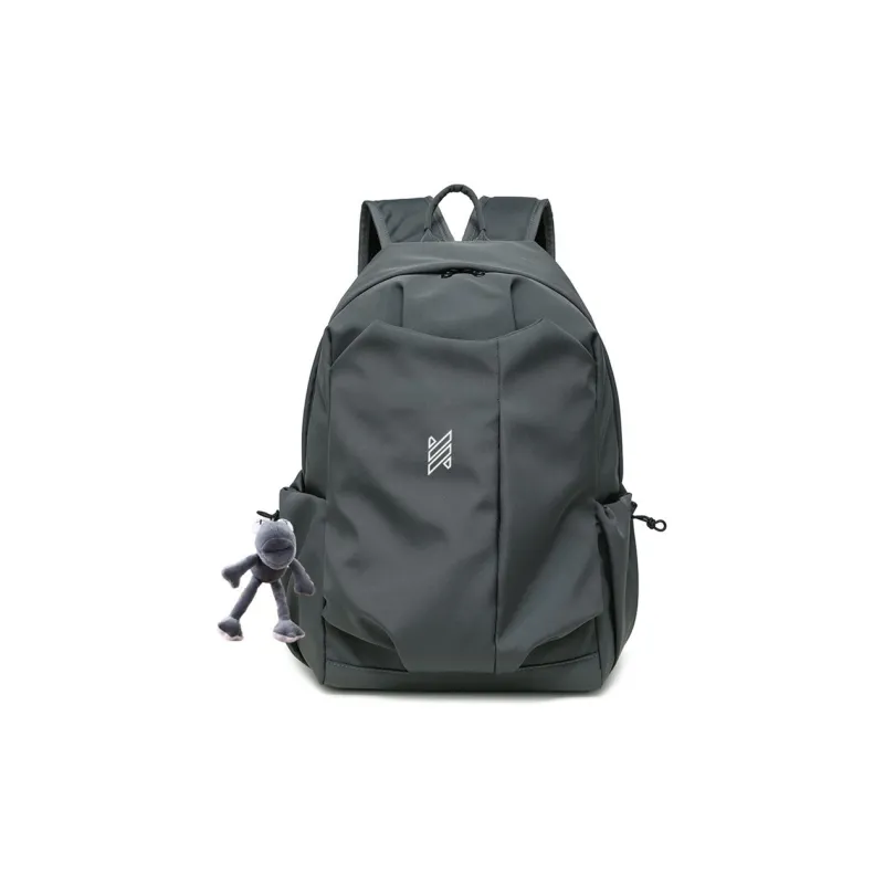 NOMK Oxford Laptop Bag Backpack Unisex Black/White/Gray/Pink/Green/Red-12
