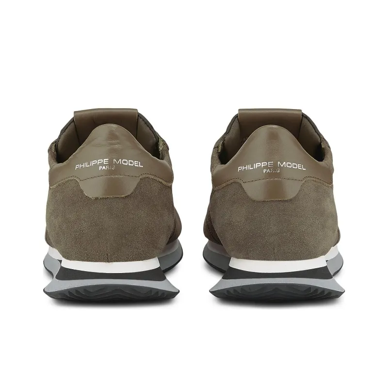 PHILIPPE MODEL Low Top Casual Shoes Men's Army Green-3