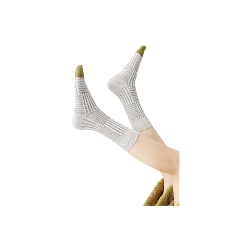ALMOND ROCKS Unisex Mid Calf Socks-1