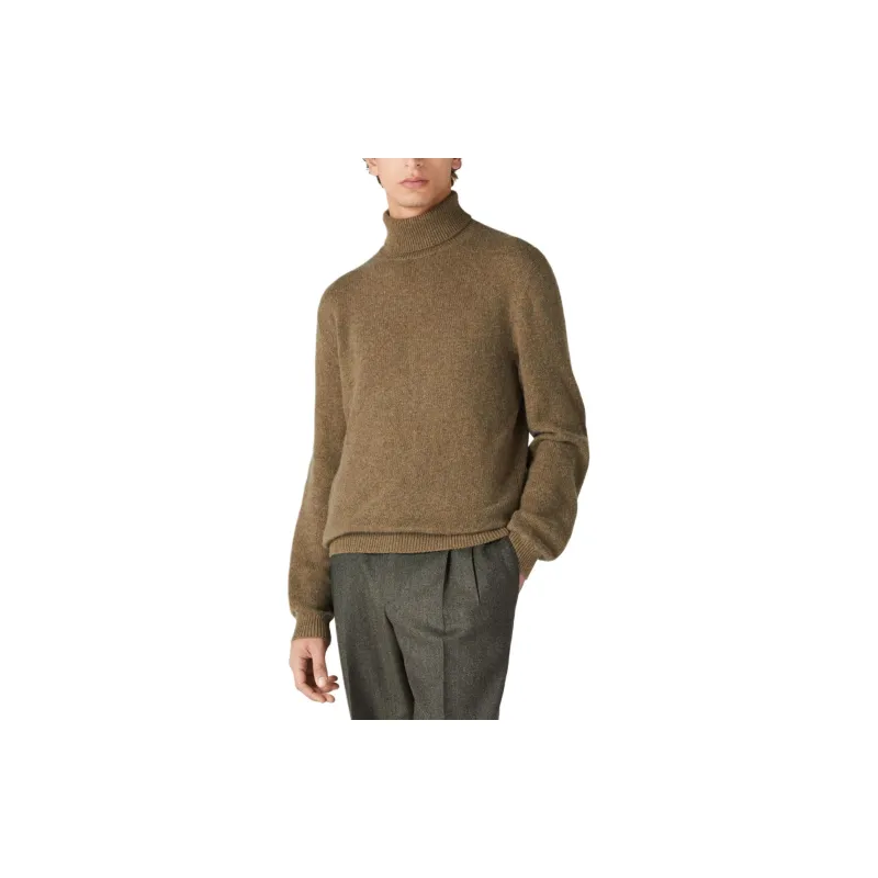 Loro Piana FW24 Cashmere Sweater Men's Earth Yellow-2
