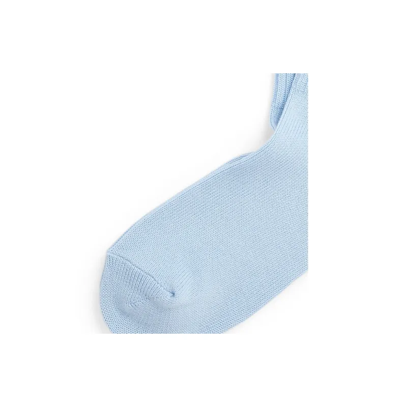 Polo Ralph Lauren FW23 Mid-Calf Socks Men's 1 Pack Blue-4