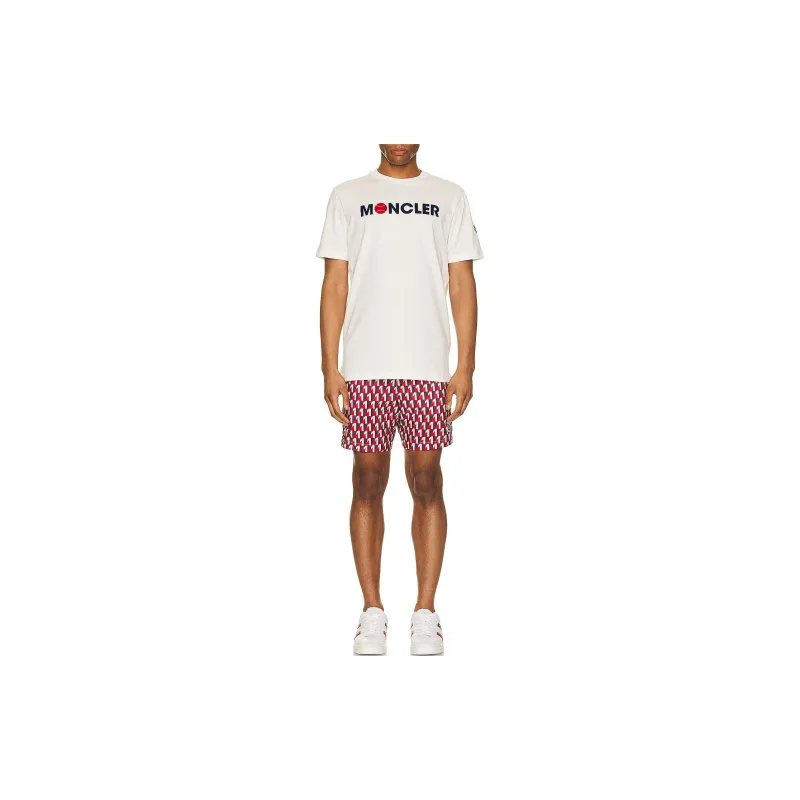 Moncler Geometric print Swim Shorts-2