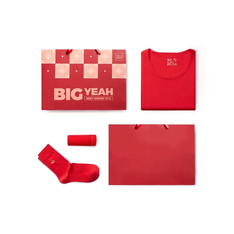 HLA Thermal Set Women's Red Gift Box Sets-2