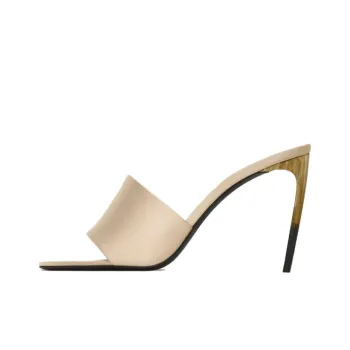 SAINT LAURENT Lodge Open Toe Mules Women's