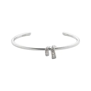 FENDI Brass Bangles Women's Silver