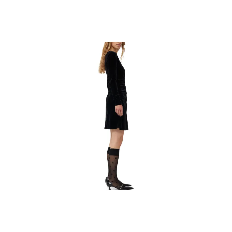 GANNI Butterfly Lace Socks Knee High Socks Women's 1 Pack Black-2