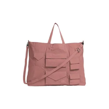ZARA Polyamide Tote Bag Shopping Bag Shoulder Bag Crossbody Bag Handbag Regular Men's Brick Red