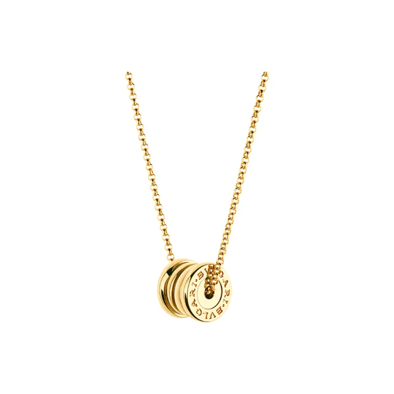 BVLGARI B.Zero1 Necklace Series Karat Gold Necklaces Unisex-0