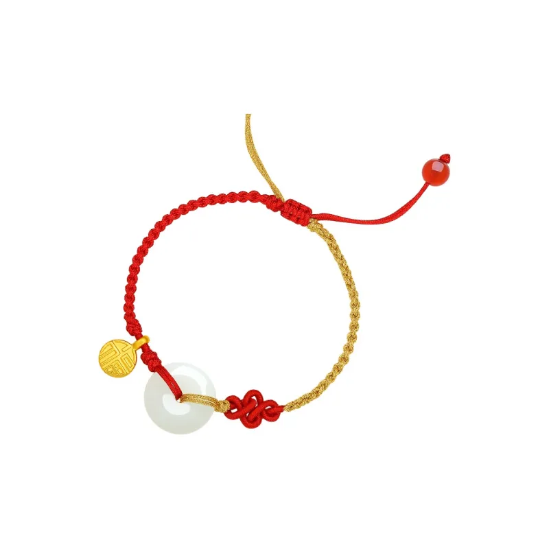 ZHOU LIU FU Bracelets White Jade Women's-2