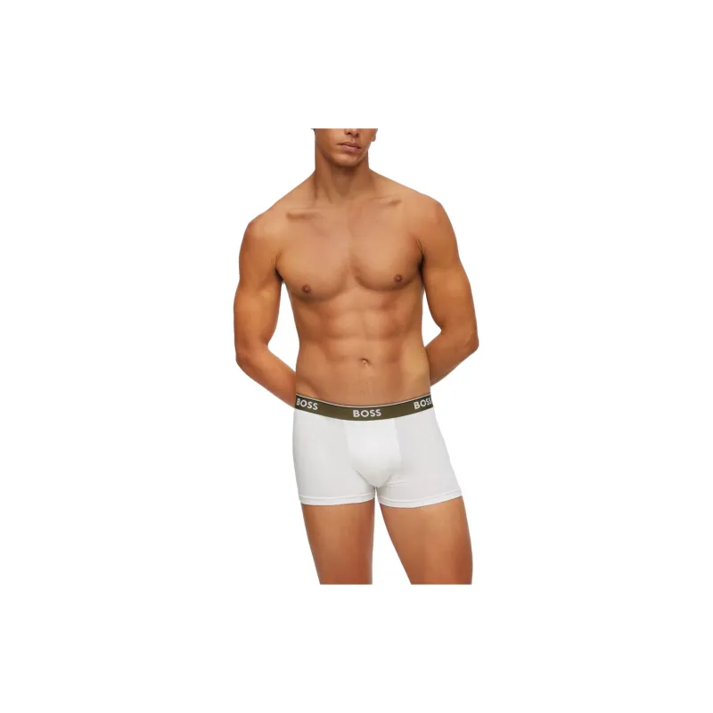 HUGO BOSS Logo-waistband Boxers Pack Of Three-1