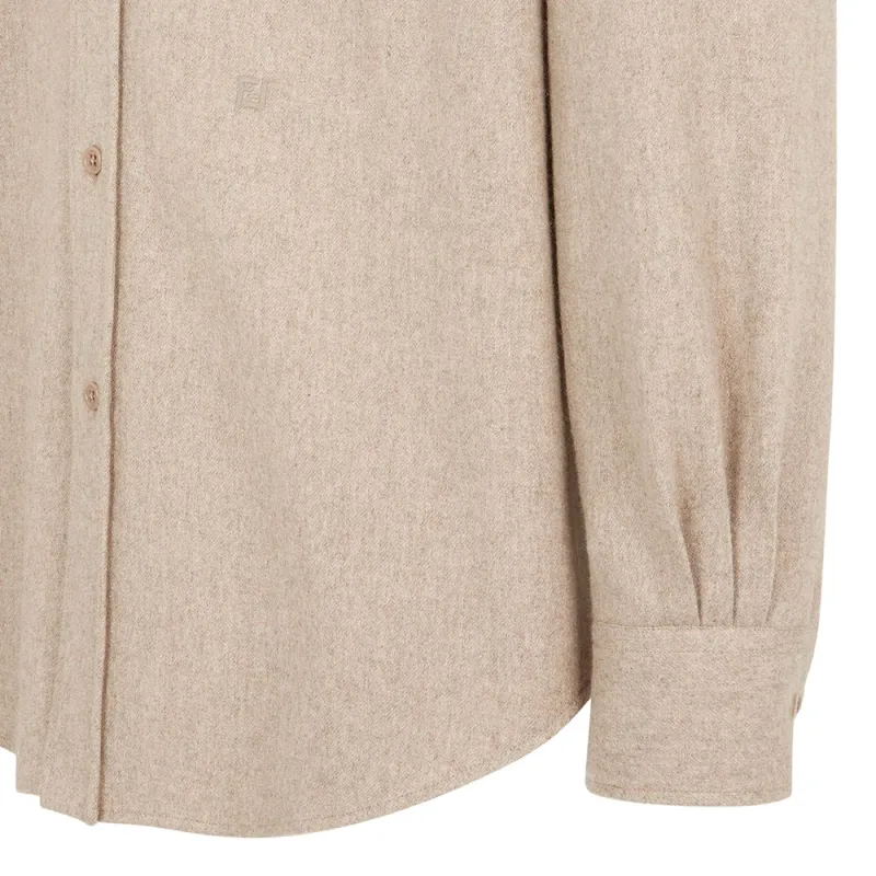 FENDI Long Sleeved Buttoned Shirt-4