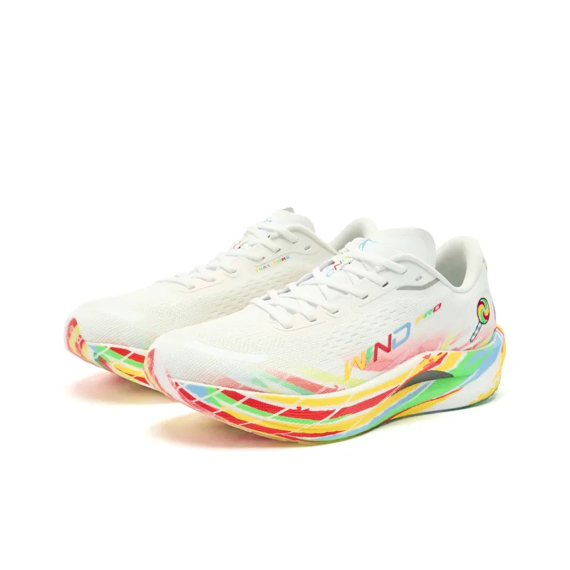 QIAODAN Strong Winds 2.0 PRO Running Shoes Men Low Top Jordan White E Commerce Red-3