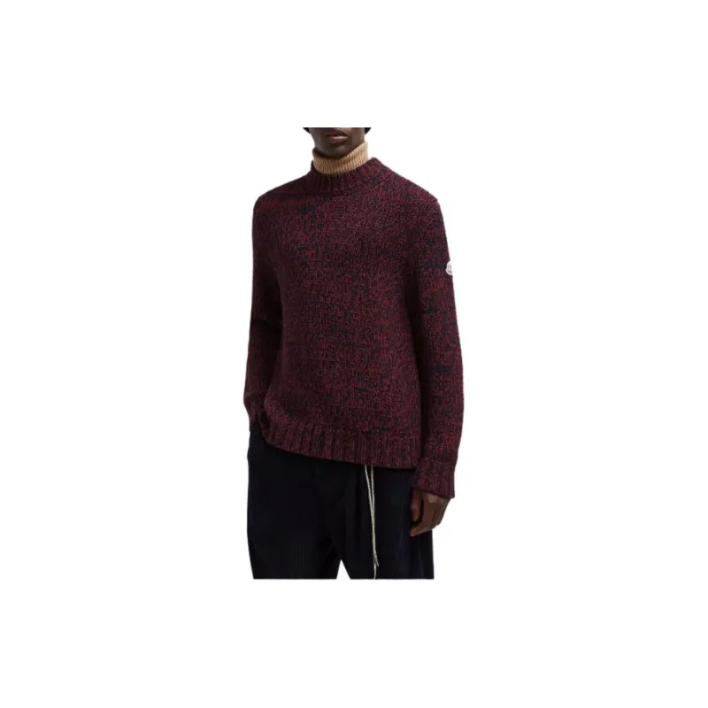 Moncler Logo Patch Long Sleeved Knitted Sweater-2