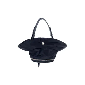 MUYSO Recycled Nylon Hats & Caps With Handbag Women's Black