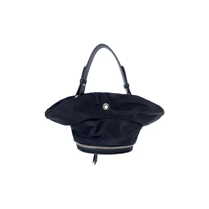 MUYSO Recycled Nylon Hats & Caps With Handbag Women's Black-0