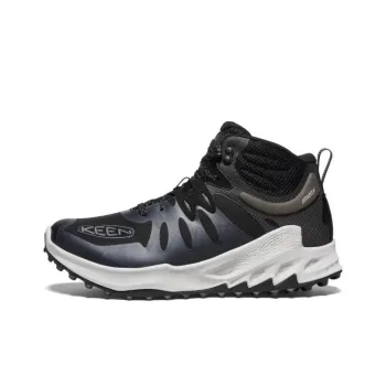 KEEN Zionic Anti Slip Wear Resistant High Top Hiking Shoes Men's Black