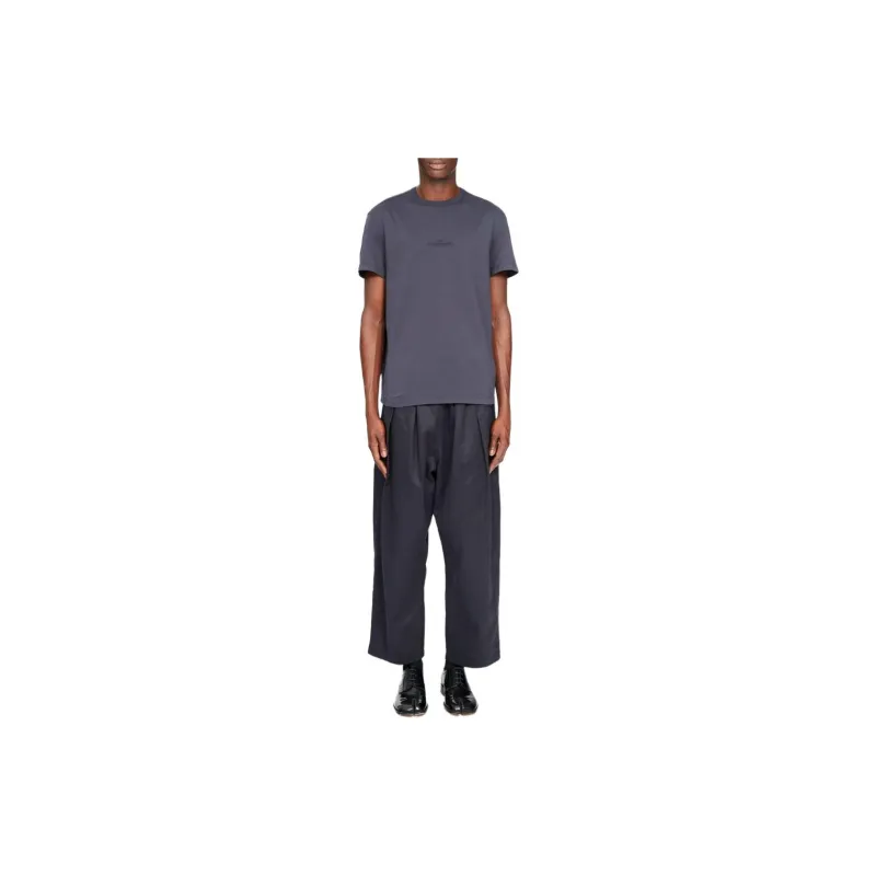 Maison Margiela Pleated Loose Fit Cropped Pants-2