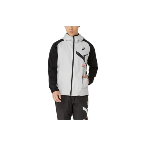 Asics AIM-TRG Jackets Men High-Performance Black X Concrete Gray