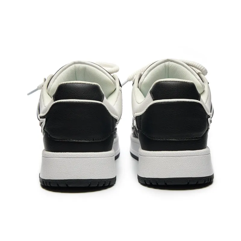 LAZY BONS Warm Anti-Slip And Wear-Resistant Height Increasing Low-Top Skateboard Shoes Unisex-10