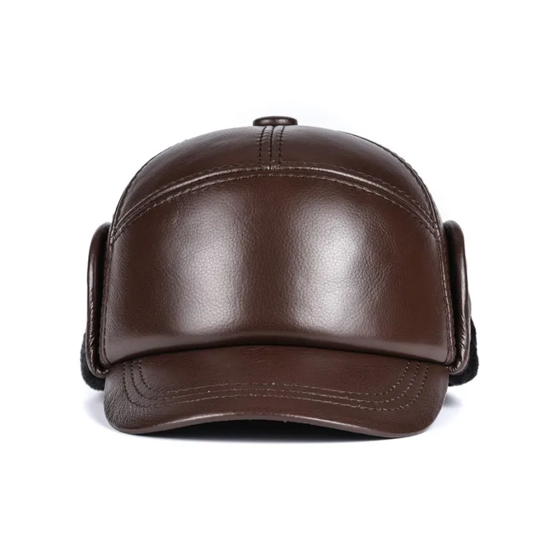 BANDICOOT Sheepskin Baseball Caps Men's-5