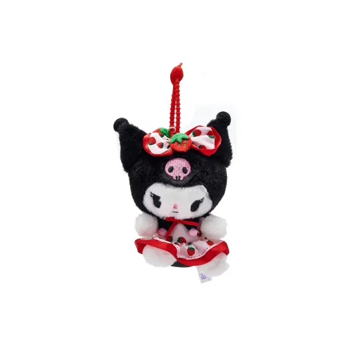 Hello Kitty Polyester Keychains Unisex Black