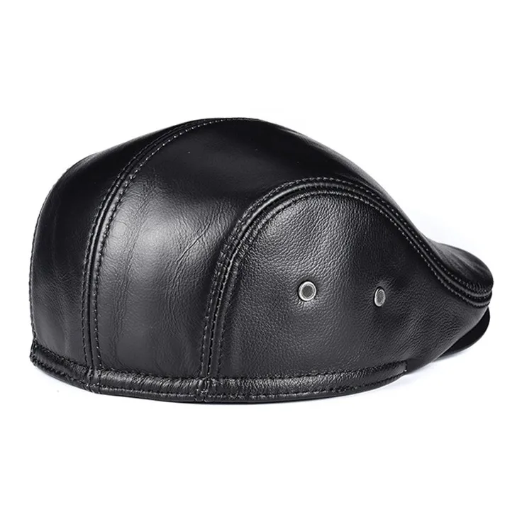 BANDICOOT Cow Leather Berets Men's-5