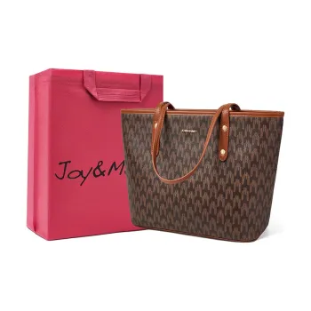 Joy&Mario PVC Lightweight Minimalist Style Fashion Trend Practical Regular Large Size Women's Coffee/Matcha/Ecru