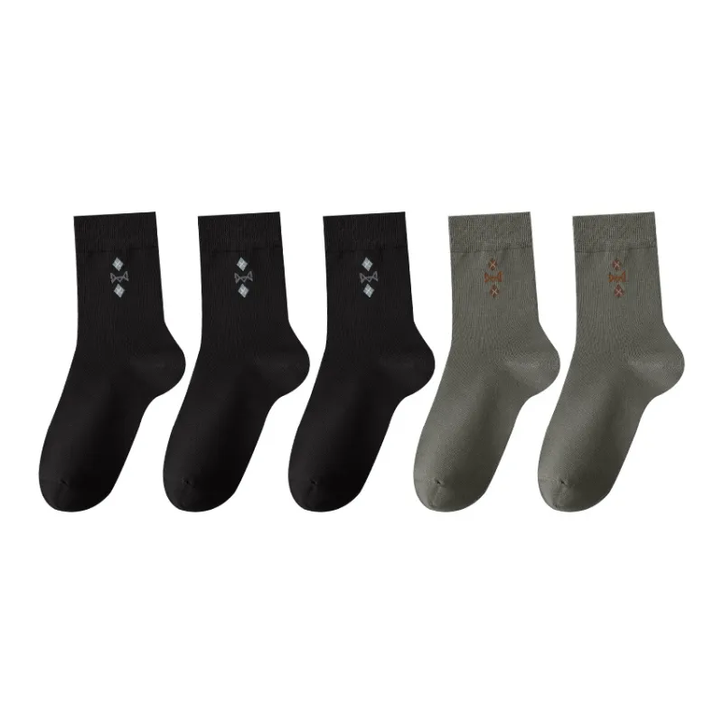 MIIOW Mid Calf Socks Men's 5 Pack-18